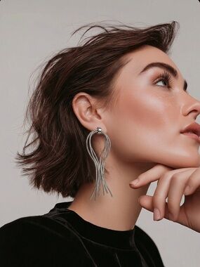 🆕GUESS Silver Dangle Earrings